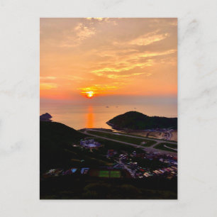 Postal Captura de momento de la fotografía de Sunrise