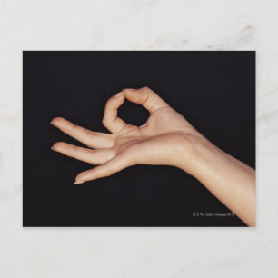 Postal Captura de pantalla de un estudio con un signo