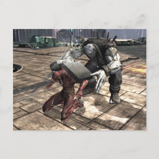 Postal Captura de pantalla: Flash vs Grundy 2 (Anverso)