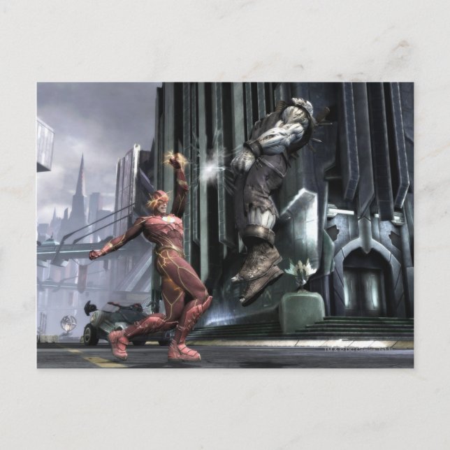 Postal Captura de pantalla: Flash vs Grundy 3 (Anverso)