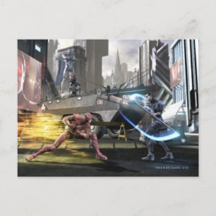 Postal Captura de pantalla: Flash vs Nightwing