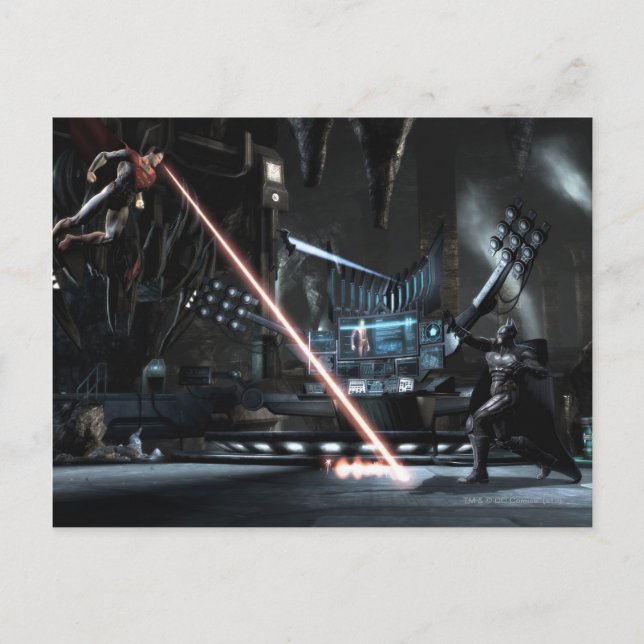 Postal Captura de pantalla: Superman vs Batman (Anverso)