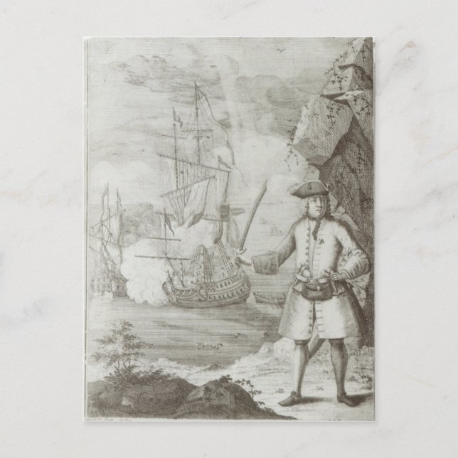 Postal Captura del Capitán Avery (Anverso)