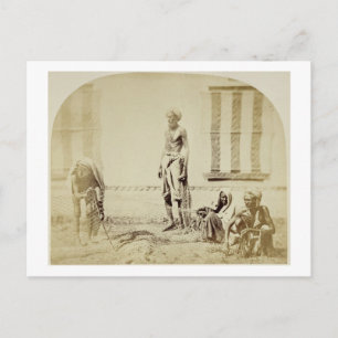 Postal Capturadores de aves, hindúes de castas bajas en D
