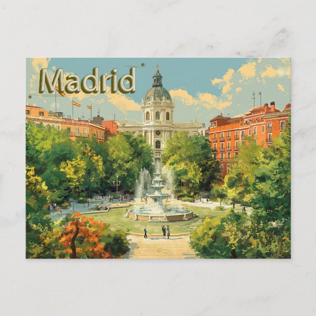 Postal Capturar la belleza de Madrid (Anverso)