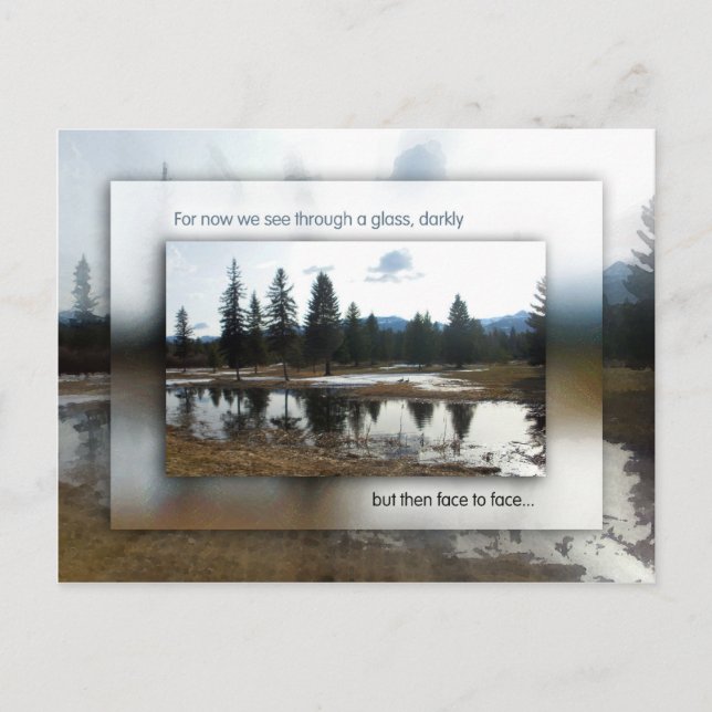 Postal Cara a cara (Anverso)