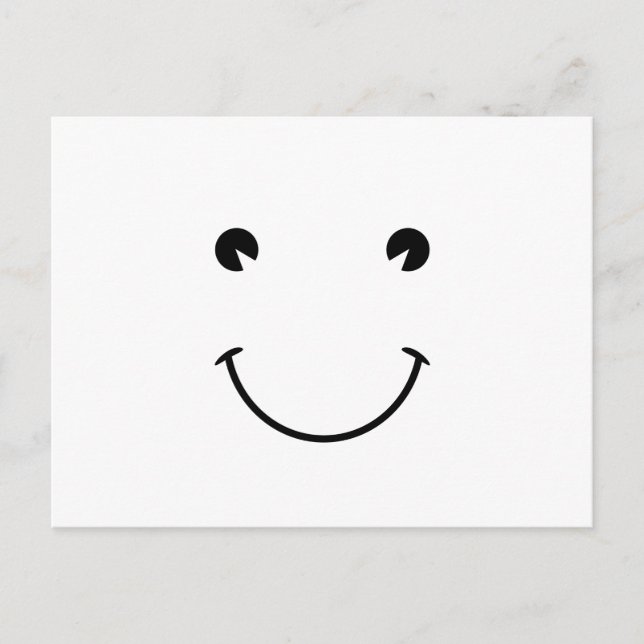 Postal Cara blanca (Anverso)