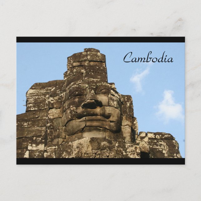 Postal cara de angkor (Anverso)