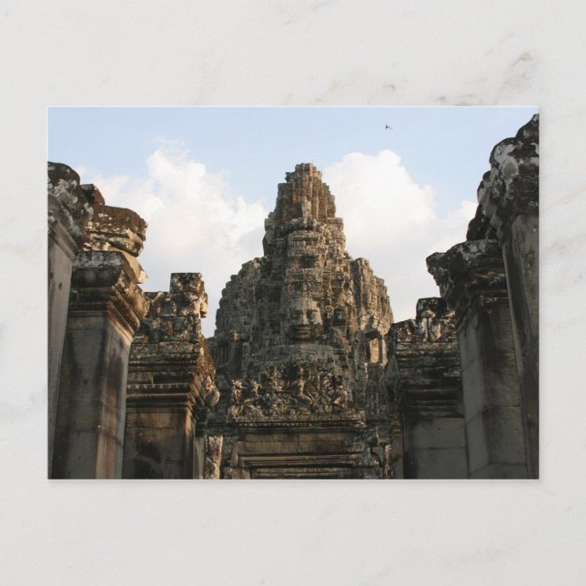 Postal cara de angkor camboya (Anverso)