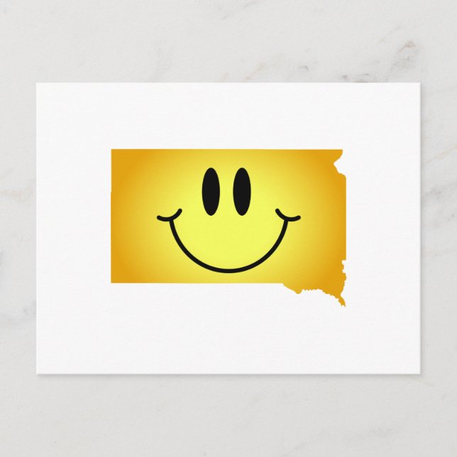 Postal Cara de Dakota del Sur (Anverso)