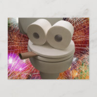 Cara de inodoro sonriente