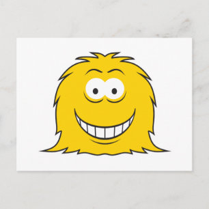 Postal Cara de Monstruo Peludo
