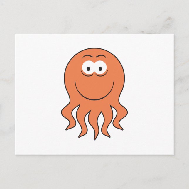 Postal Cara de Pulpo (Anverso)