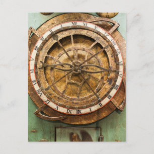 Postal Cara de reloj antiguo, Alemania