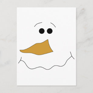 Postal Cara de Snowman