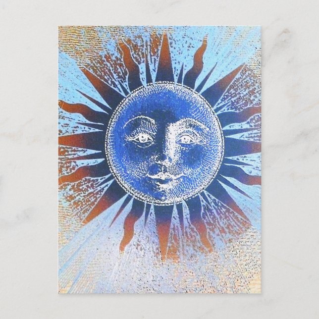 Postal Cara de sol (Anverso)