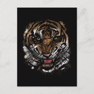 Postal Cara de tigre