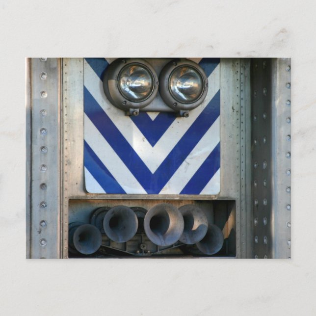 Postal Cara de tren (Anverso)