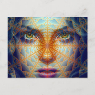 Postal Cara de un ángel