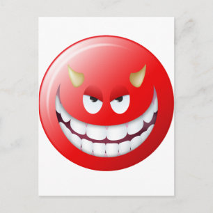 Postal Cara del diablo 2