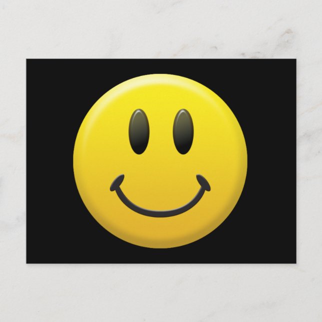 Postal Cara feliz (Anverso)