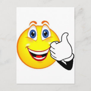 Postal Cara feliz