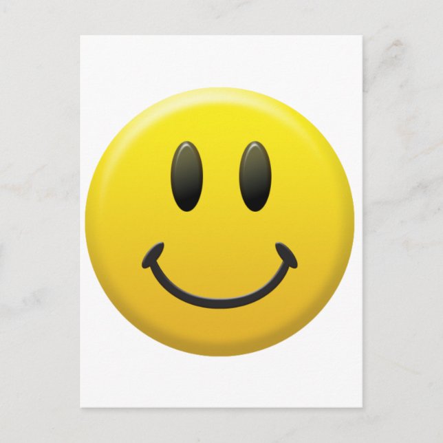 Postal Cara feliz (Anverso)
