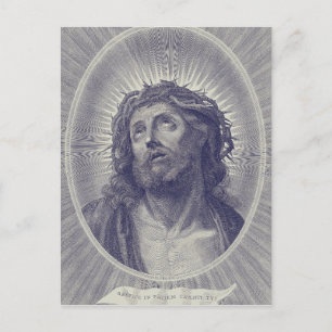 Postal Cara sagrada de Jesús