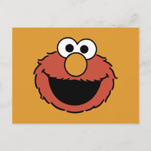 Postal Cara sonriente de Elmo