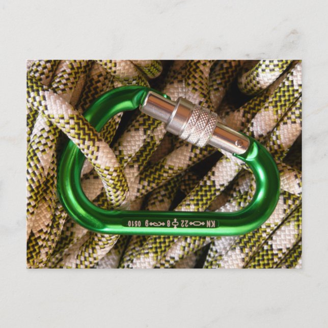 Postal Carabiner and Climbing Rope (Anverso)
