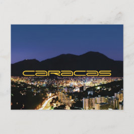 Postal Caracas de noche