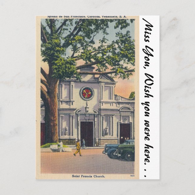 Postal Caracas, Venezuela (Anverso)