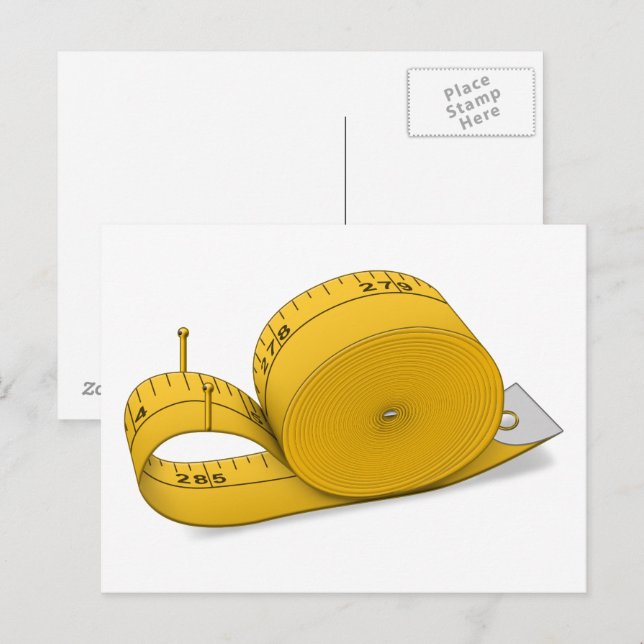 Postal Caracol de la cinta métrica (Anverso / Reverso)