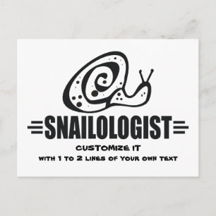 Postal Caracol divertido