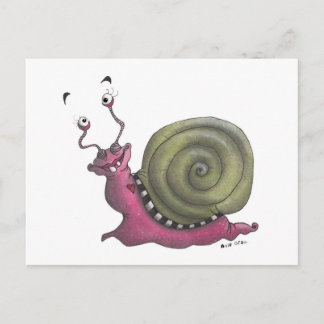 Postal Caracol feliz