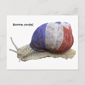 Postal Caracol francés, ruta Bonne!