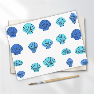 Postal Caracola Azul