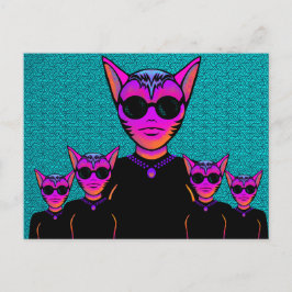 Postal Carácter felino