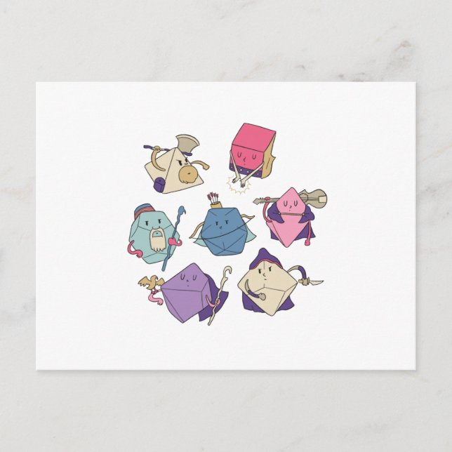 Postal Caracteres de dados (Anverso)