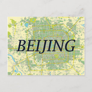 POSTAL CARACTERÍSTICAS DE POSTCARDS DE MAPA DE LA CIUDAD 