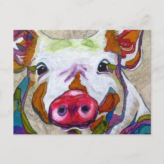 Postal ¡Caramba sonriente! (Anverso)