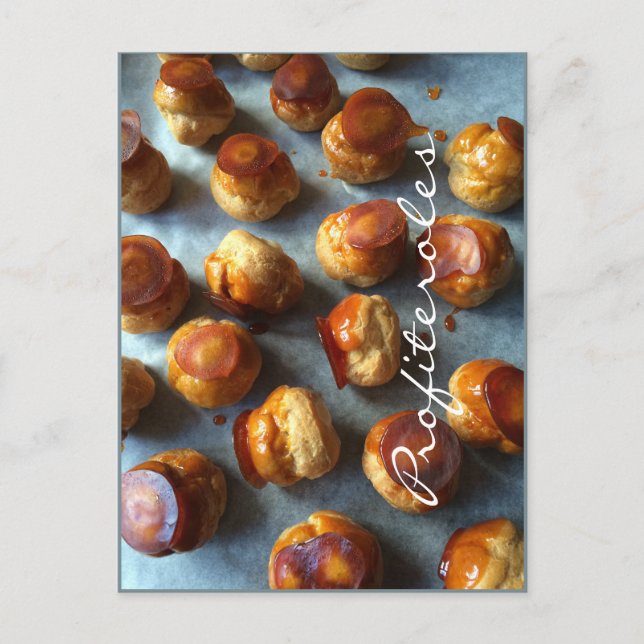 Postal Caramel Profiteroles (Anverso)