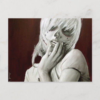 Postal caramelo del cráneo