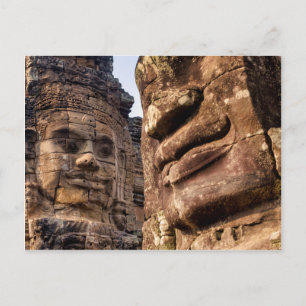 Postal Caras de piedra en Bayon