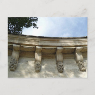 Postal Caras divertidas en el Pont Neuf en París