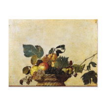 Caravaggio - Cesta de Fruta - Arte clásico