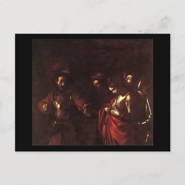 Postal Caravaggio El Mártir De Santa Úrsula (Anverso)
