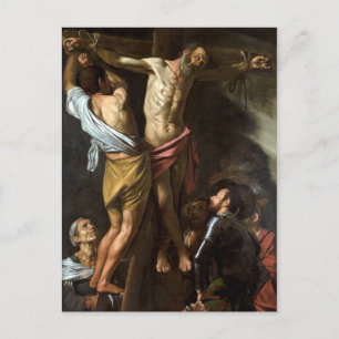 Postal Caravaggio La crucifixión de San Andrés
