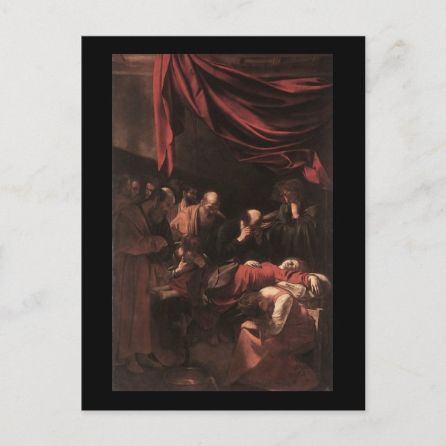 Postal Caravaggio La Muerte De La Virgen (Anverso)