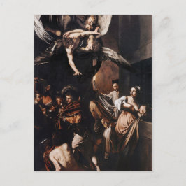 Postal Caravaggio - Las siete obras de pintura de piedad